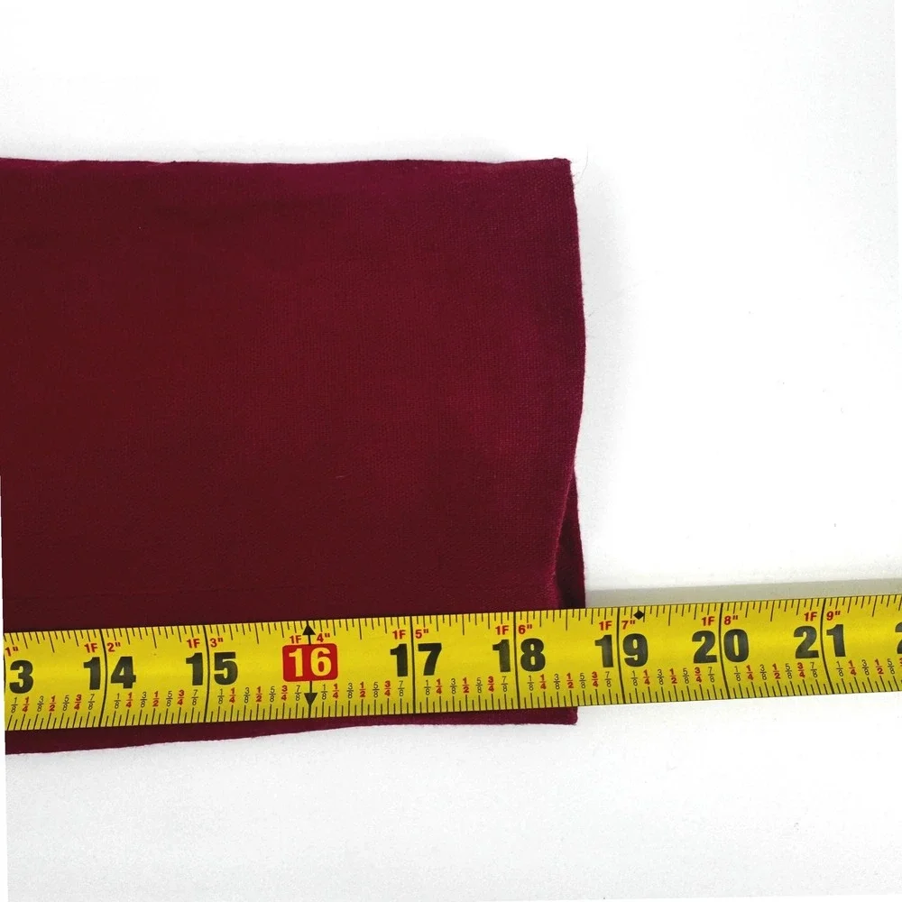 Bagatelle Collection Dark Red Linen Blend Collarless Blazer Jacket Womens L - Picture 10 of 11